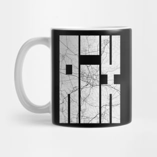 Aix-en-Provence, France City Map Typography - Light Mug